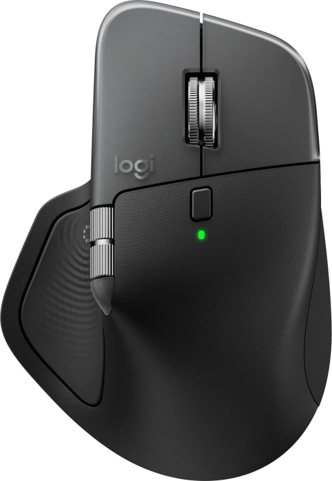 Logitech MX Master 4 for Mac Space Black, schwarz, Logi Bolt, USB/Bluetooth