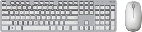 ASUS W5000 Wireless Keyboard and Mouse Set, weiß, USB, DE