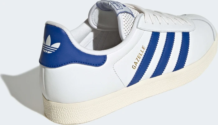 adidas Gazelle core white/royal blue/cream white (Herren)
