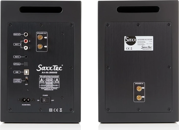 Saxx airSOUND AS 30 DSP schwarz, Paar