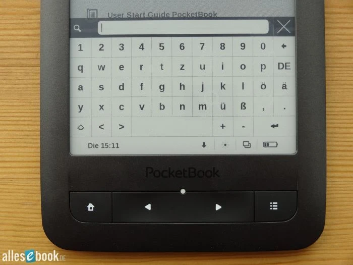 PocketBook Touch Lux, schwarz