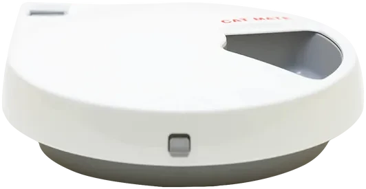 Closer Pets Futterautomat Cat Mate C500, 5x 330g, Display, Timer, grau/weiß, Ø29cm