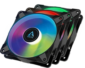 ARCTIC P12 PWM PST A-RGB 0dB schwarz, 120mm, 3er-Pack (ACFAN00232A)