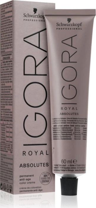 Schwarzkopf Igora Royal Absolutes Haarfarbe 7-10 mittelblond cendre natur, 60ml