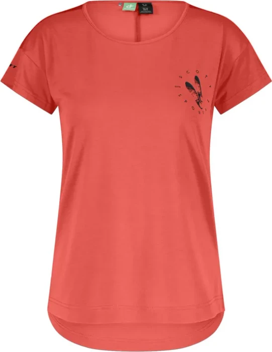 Scott Trail Flow DRI Trikot kurzarm astro red/black (Damen)