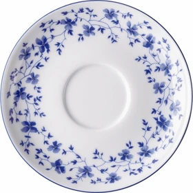 Rosenthal Form 1382 Blaublüten Tee/Café-au-Lait-Untertasse 15cm