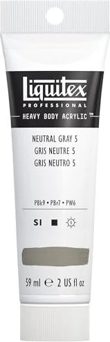 Liquitex Professional Heavy Body Acrylic neutral gray 5, 59ml