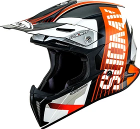Suomy X-Wing Amped schwarz/orange/weiß