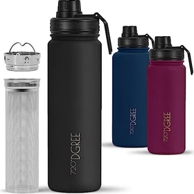 720°DGREE noLimit Steel Insulated Isolierflasche 710ml onyx black