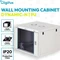 Digitus Dynamic-N Serie 19" Wandgehäuse 9HE, unmontiert, Sicherheitsglastür, IP2X, RAL 7035, 600mm tief Vorschaubild