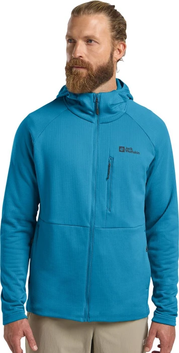 Jack Wolfskin Kolbenberg Hooded FZ Jacke aurora blue (Herren)