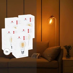 Yeelight Filament LED-Bulb E27 6W/827, 5 Stück