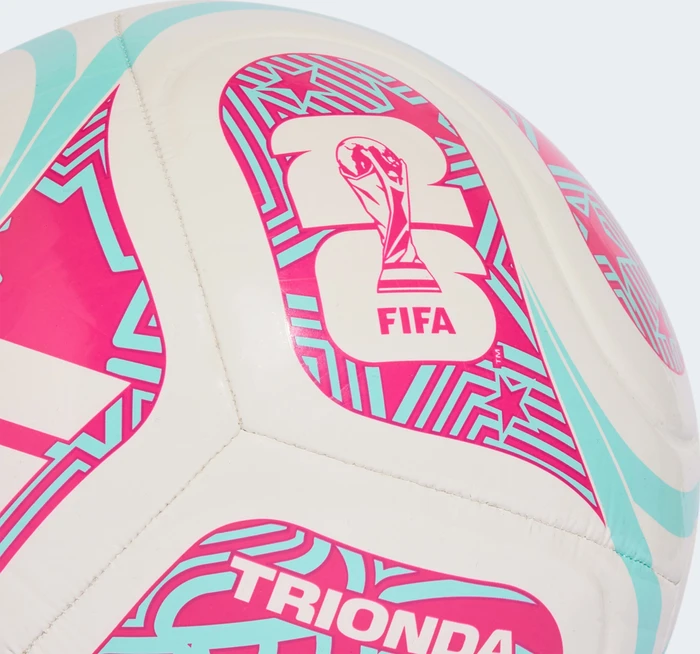 adidas Trionda FIFA WM 2026 Club Fußball white/flash aqua/shock pink