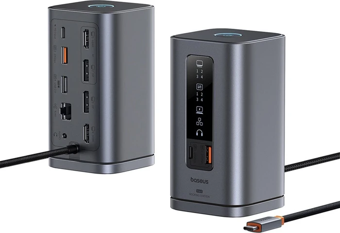 Baseus Spacemate 11-in-1 Docking Station, Mac, Multiport-Adapter, USB-C 3.1 [Stecker]