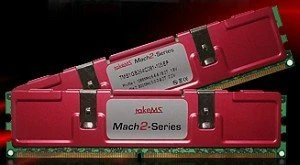takeMS Mach2 UDIMM 2GB Kit, DDR2-1066, CL5-5-5-18