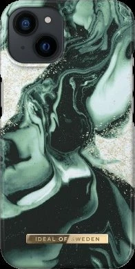 iDeal of Sweden Fashion Case für Apple iPhone 13 Golden Olive Marble