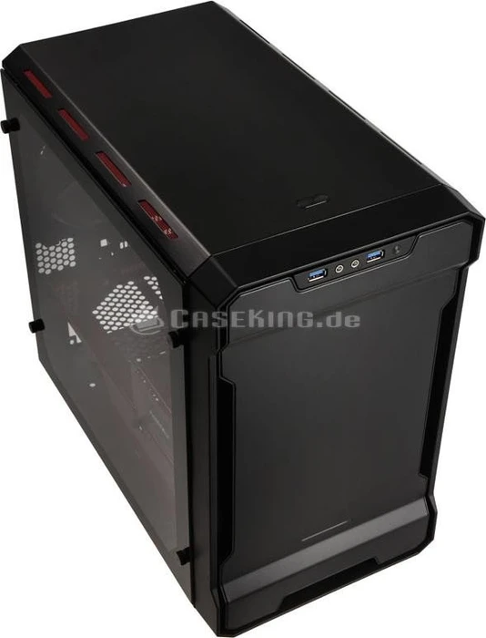 Phanteks Enthoo Evolv ITX Tempered Glass rot, Glasfenster, Mini-ITX