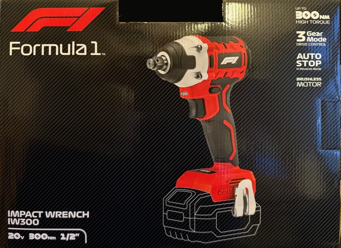 Formula 1 IW300 Akku-Schlagschrauber solo inkl. Koffer