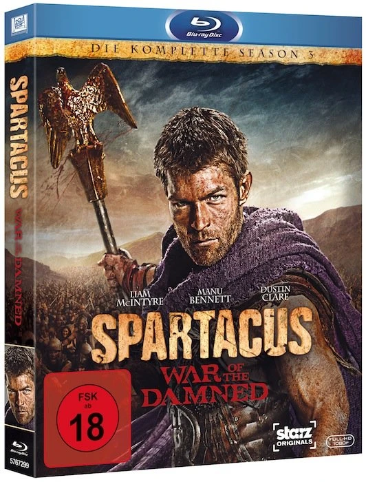 Spartacus - War of the Damned Season 3 (Blu-ray)