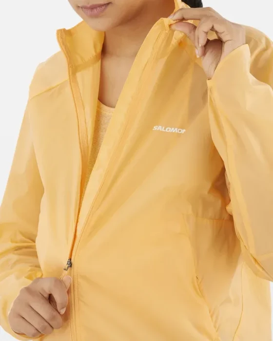 Salomon SHAKEout Fly Laufjacke warm apricot (Damen)