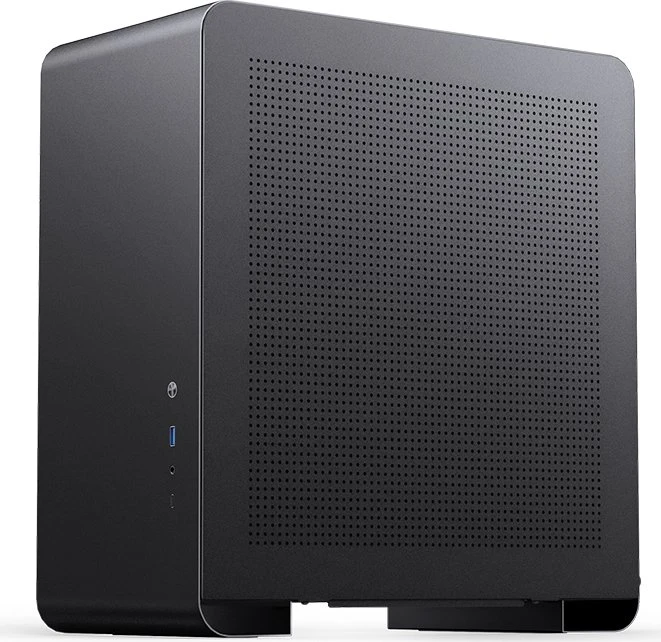 Jonsbo U4 Pro, schwarz, Glasfenster
