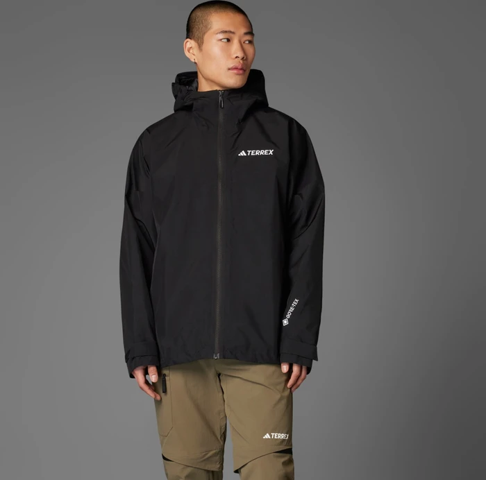 adidas Terrex Xperior 2L Gore-Tex Performance Funktionsjacke schwarz (Herren) (JD8344) – Bild 10