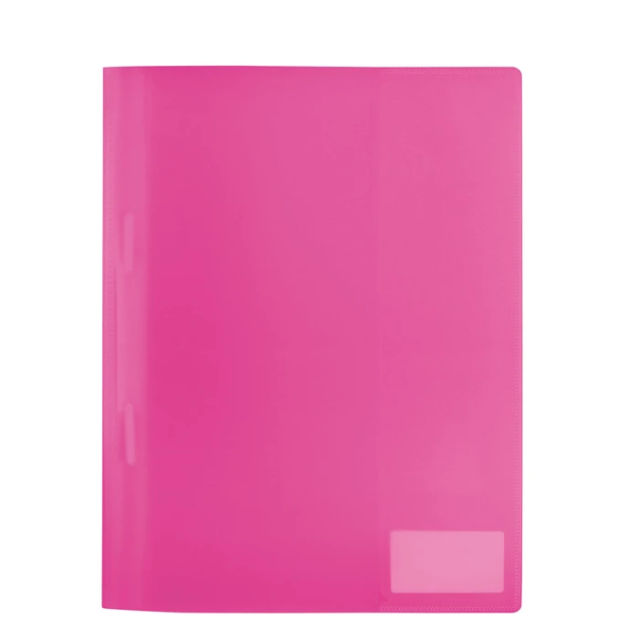 Herma Schnellhefter, A4, pink/transparent
