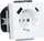 Busch-Jaeger Plattform 63 SCHUKO USB-Steckdosen-Einsatz Safety+ mit USB A/C, studioweiß (20 EUCB2USBAC-84)