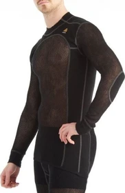 Aclima WoolNet Original Crew Neck Funktionsshirt langarm jet black (Herren)