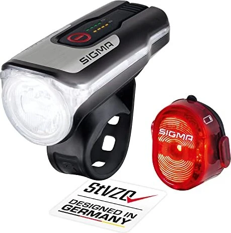 Sigma Sport Aura 80 USB + Nugget II Beleuchtungsset