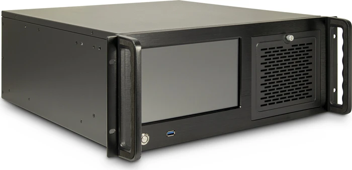 Inter-Tech IPC 4U-4460TFT, schwarz, 4HE, ATX