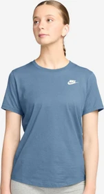 Nike Sportswear Club Essentials T-Shirt kurzarm work blue (Damen)