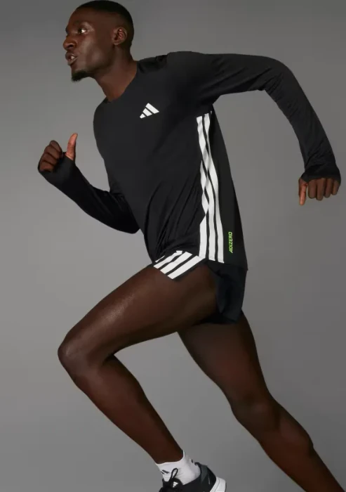 adidas Adizero Running Laufshirt langarm schwarz (Herren)