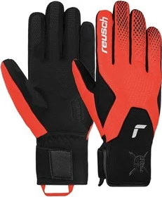 Reusch Worldcup Warrior Speedline Handschuhe black/fluo red
