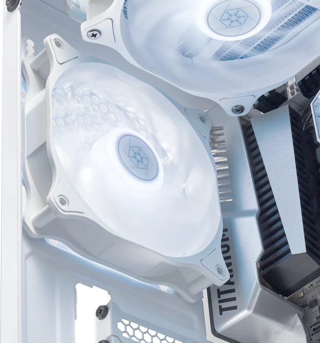 SilverStone Air Blazer 120RW, weiß, 120mm