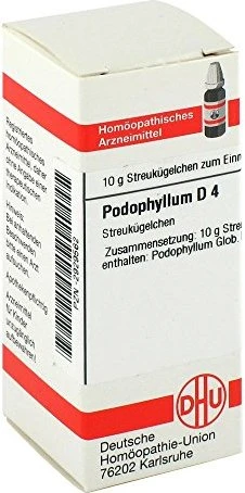 DHU Podophyllum D4 Globuli, 10g