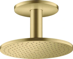 Hansgrohe Axor ShowerSolutions Kopfbrause 250 2jet mit Deckenanschluss brushed brass
