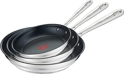 Tefal E011S3 Jamie Oliver Pfannen-Set brushed, 3-tlg.