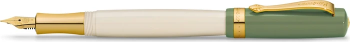 Kaweco Student 60's Swing creme/grün, rechte Hand, extra breit