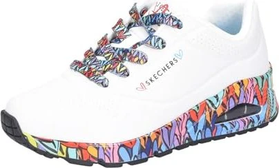 Skechers Uno Ravaged Love white/multi (Damen)