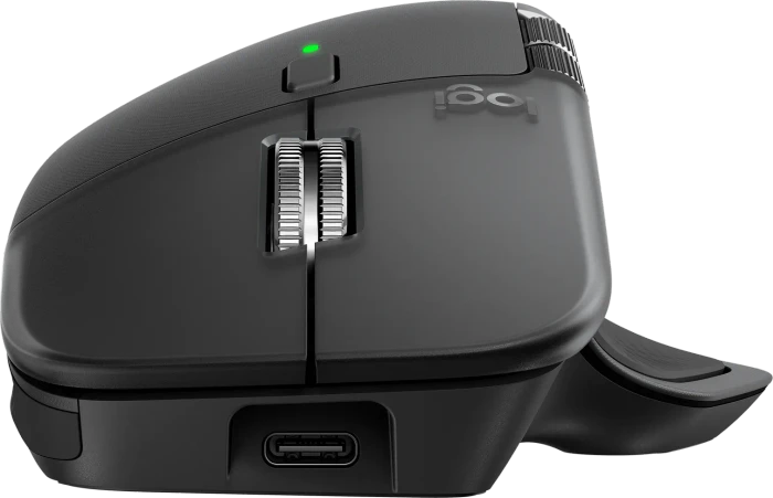 Logitech MX Master 4 Graphite, dunkelgrau, Logi Bolt, USB/Bluetooth