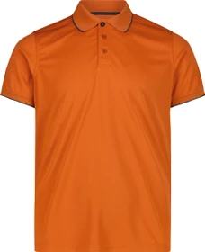 CMP Einfarbiges Pique Poloshirt kurzarm ruggine (Herren)
