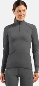 Odlo Active X-Warm Baselayer Half Zip Funktionsshirt langarm odlo steel grey melange (Damen)