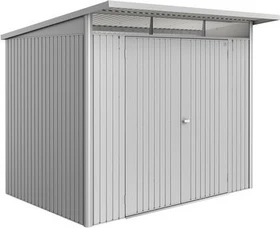 Biohort AvantGarde ECO A5 Gerätehaus mit Doppeltür silber-metallic