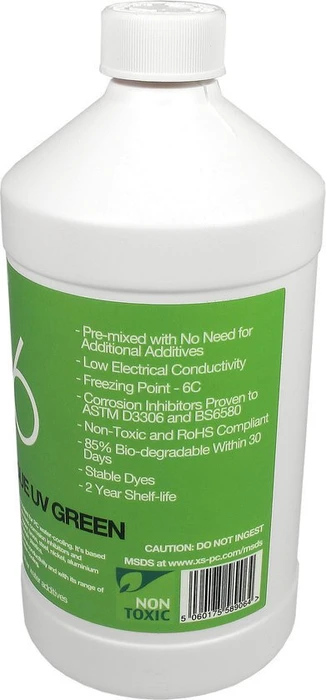 XSPC EC6 Coolant Opaque UV Green, Kühlflüssigkeit, 1000ml