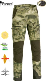 Pinewood Caribou Camou TC Hose lang moss camou/dunkeloliv (Herren)