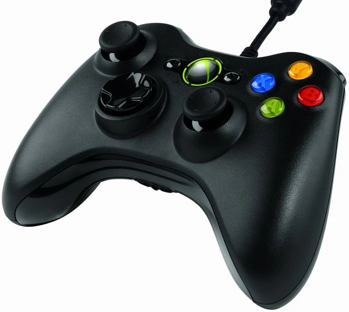 Microsoft Xbox 360 Controller für Windows USB schwarz (Xbox 360/PC)