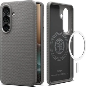 Spigen Liquid Air (Mag Fit) für Samsung Galaxy S26+ marble gray