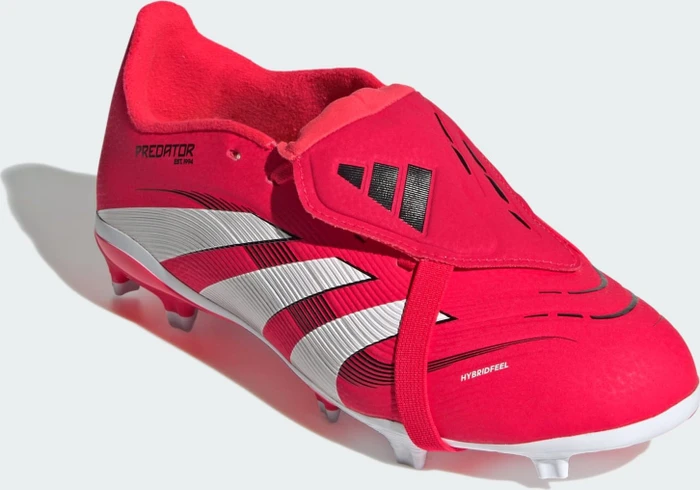 adidas Predator League Fold-Over Tongue FG lucid red/cloud white/core black (Junior)