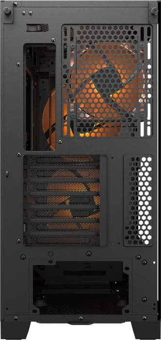 Cougar Airface Flo RGB, schwarz, Glasfenster
